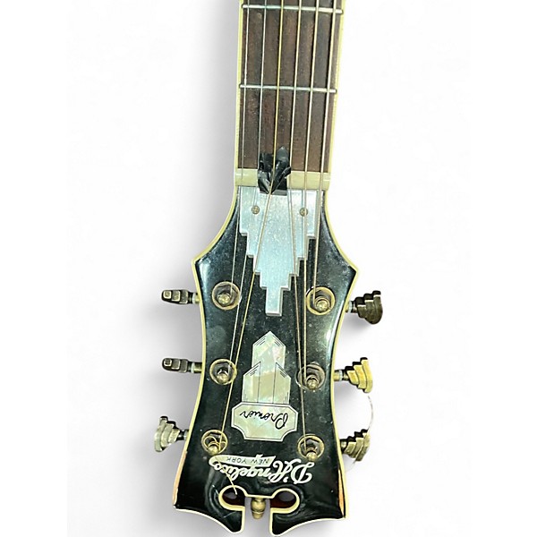 Used D'Angelico Premier Delancey Cutaway Dreadnought Vintage Sunburst Acoustic Electric Guitar