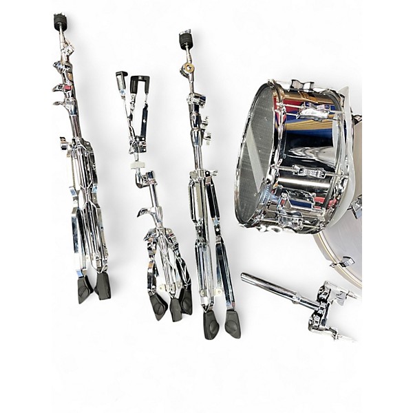 Used 2025 Ludwig 5 Piece Backbeat Elite White Drum Kit