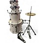 Used 2025 Ludwig 5 Piece Backbeat Elite White Drum Kit