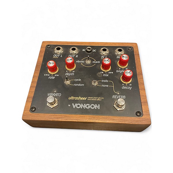 Used Vongon ULTRASHEER VIBRATO Effect Pedal