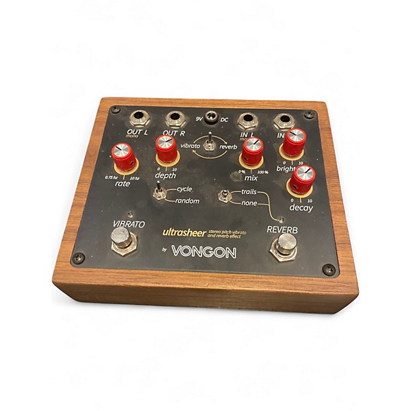 Used Vongon ULTRASHEER VIBRATO Effect Pedal