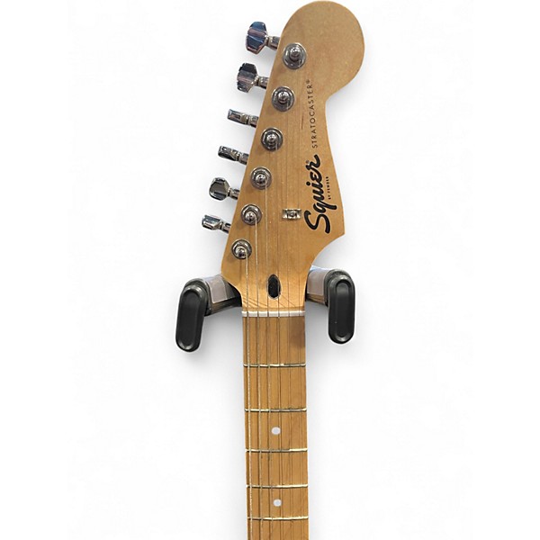 Used Squier Standard Stratocaster Black Solid Body Electric Guitar