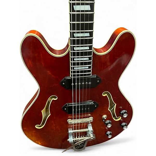Used Eastman T64V Cherry Hollow Body Electric Guitar