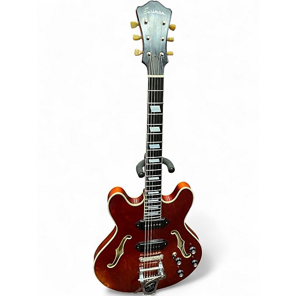 Used Eastman T64V Cherry Hollow Body Electric Guitar