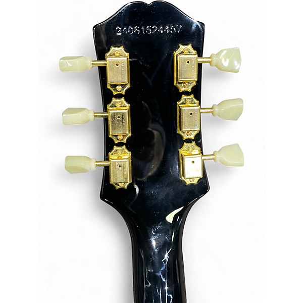 Used Epiphone CUSTOM P90 Black Solid Body Electric Guitar