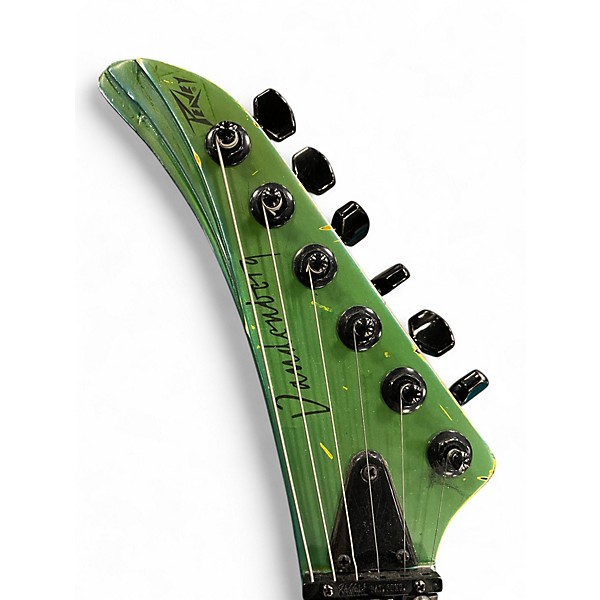 Used 1988 Peavey ADRIAN VANDENDERG Green Solid Body Electric Guitar