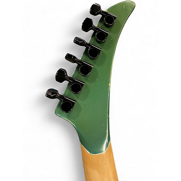 Used 1988 Peavey ADRIAN VANDENDERG Green Solid Body Electric Guitar