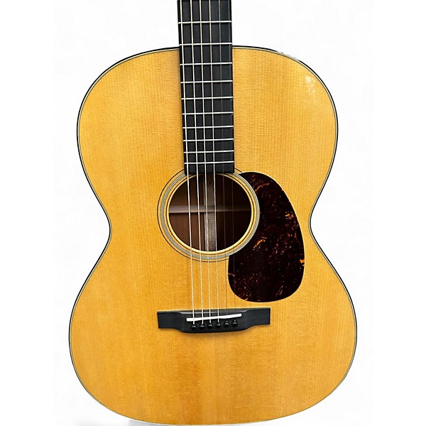 Used Martin Custom Shop 0000 12 Fret Natural Acoustic Guitar