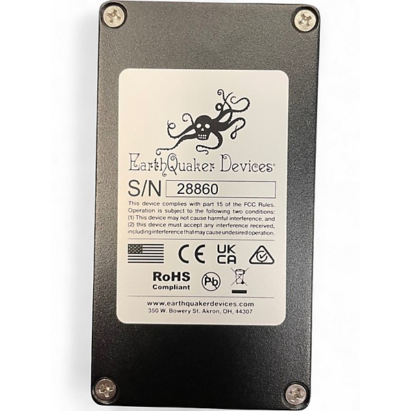 Used 2023 EarthQuaker Devices Afterneath Reverb Effect Pedal