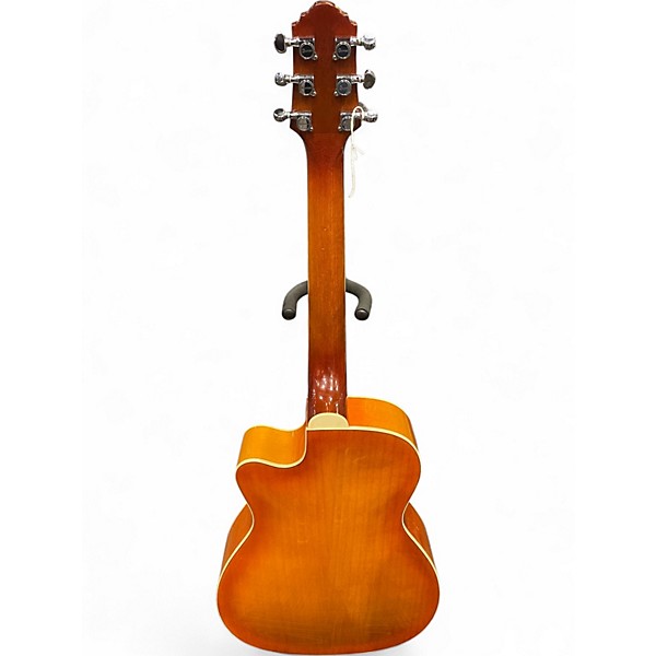 Used Crafter Guitars trv34eq Sunburst Acoustic Electric Guitar