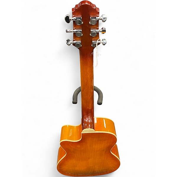 Used Crafter Guitars trv34eq Sunburst Acoustic Electric Guitar