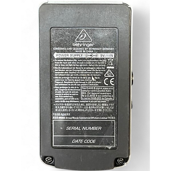 Used Behringer VD400 Vintage Delay Effect Pedal