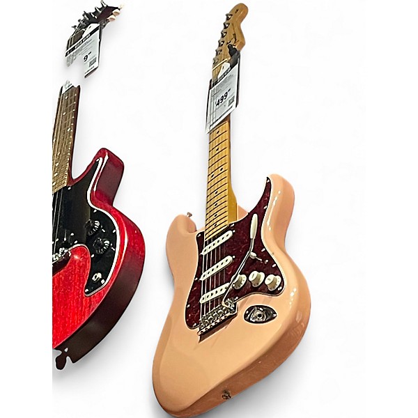 Used Fender Player Stratocaster Shell Pink Solid Body Electric Guitar