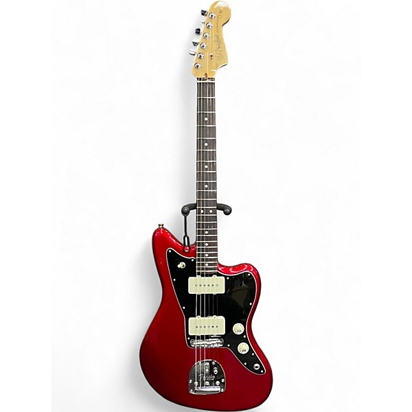 Used Fender American Professional Jazzmaster Candy Apple Red Solid Body Electric Guitar