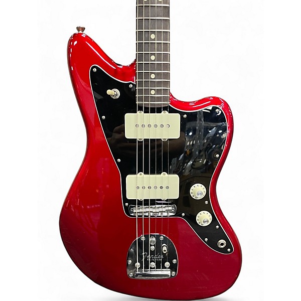 Used Fender American Professional Jazzmaster Candy Apple Red Solid Body Electric Guitar