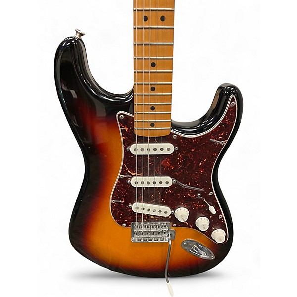 Used 2008 Fender Standard Stratocaster SUNBURST Solid Body Electric Guitar