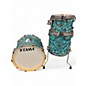 Used TAMA 3 Piece Starclassic Turquoise PEARL Drum Kit thumbnail