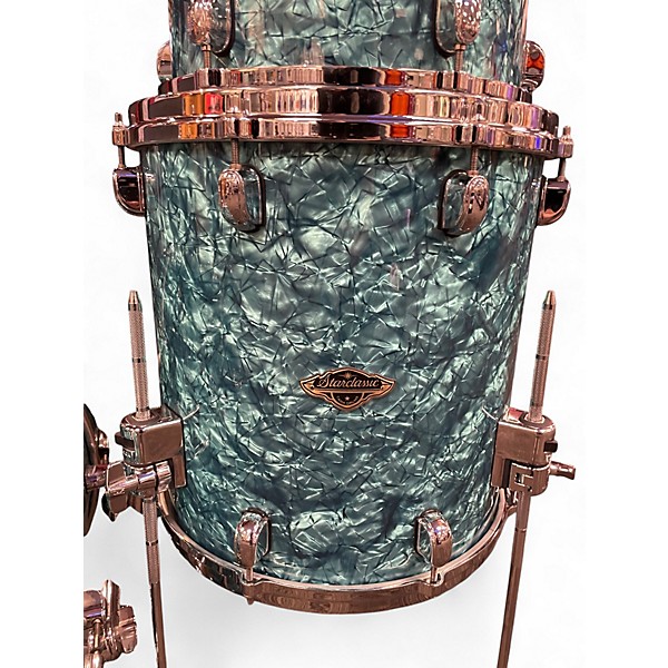 Used TAMA 3 Piece Starclassic Turquoise PEARL Drum Kit