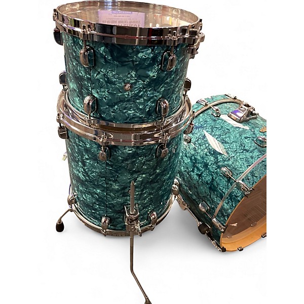 Used TAMA 3 Piece Starclassic Turquoise PEARL Drum Kit