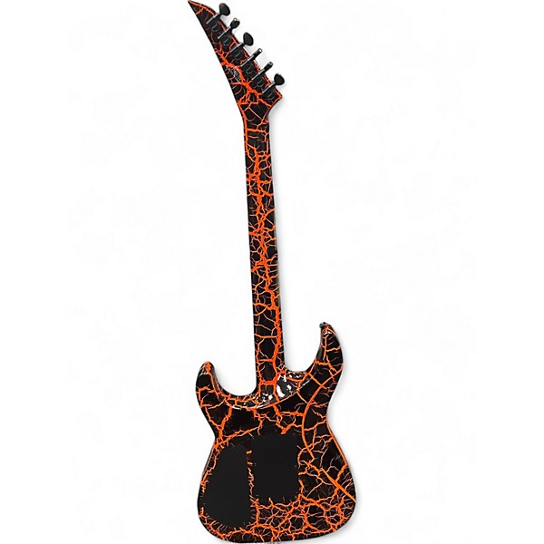 Used Jackson X Series Soloist Orange Crackle Solid Body Electric Guitar