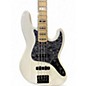 Used Fender American Deluxe Jazz Bass White Electric Bass Guitar