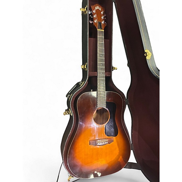 Vintage 1986 Guild D25 SB Sunburst Acoustic Guitar