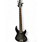Used Kingston Saratoga Deluxe  Trans Black Electric Bass Guitar