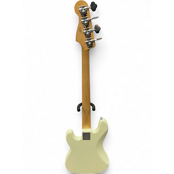 Used Fender Standard Precision Bass Olympic White Electric Bass Guitar