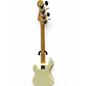 Used Fender Standard Precision Bass Olympic White Electric Bass Guitar