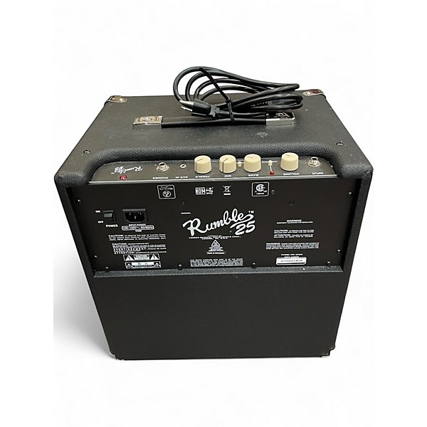 Used Fender Rumble 25 25W 1x8 Bass Combo Amp