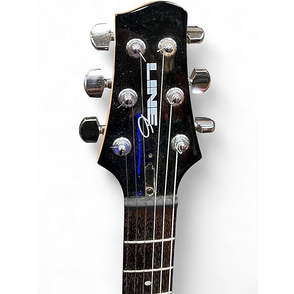 Used Line 6 Variax 500 left handed sunburst Solid Body Electric Guitar