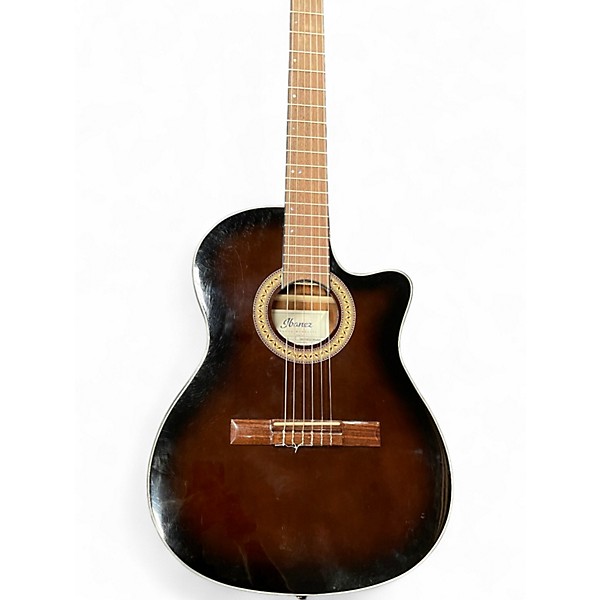 Used Ibanez GA35 Tobacco Classical Acoustic Electric Guitar