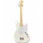 Used Squier Bronco Alpine White Electric Bass Guitar thumbnail