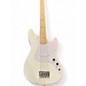 Used Squier Bronco Alpine White Electric Bass Guitar