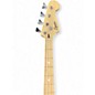 Used Squier Bronco Alpine White Electric Bass Guitar