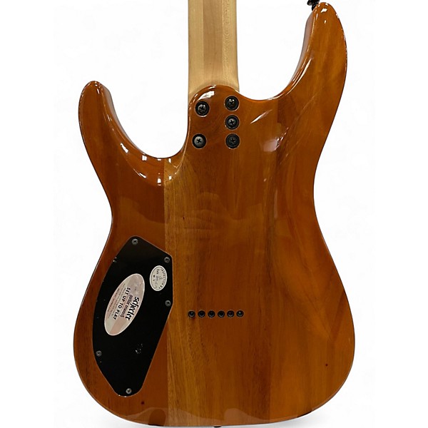 Used Schecter Guitar Research CR-6 Aquaburst Solid Body Electric Guitar