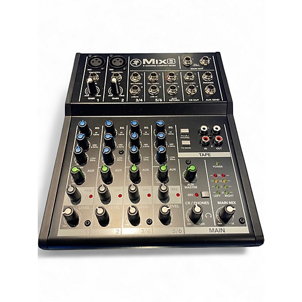 Used Mackie Mix 8 Line Mixer