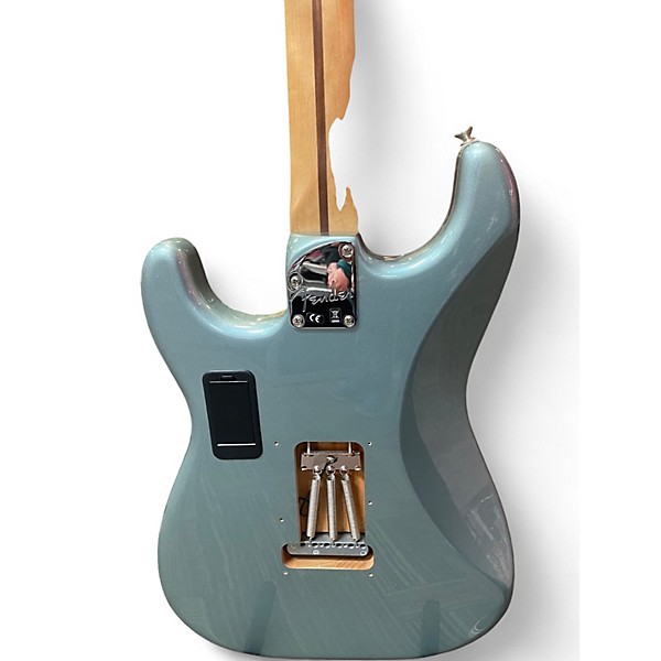 Used Fender Deluxe Roadhouse Stratocaster Mystic Blue Ice Solid Body Electric Guitar