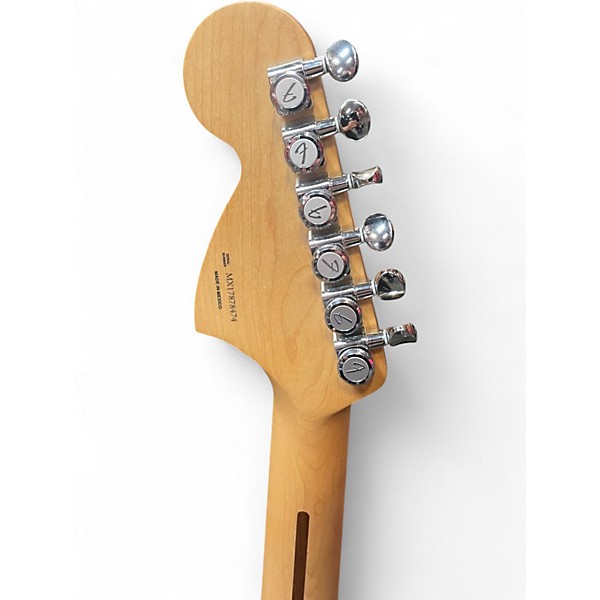 Used Fender Deluxe Roadhouse Stratocaster Mystic Blue Ice Solid Body Electric Guitar