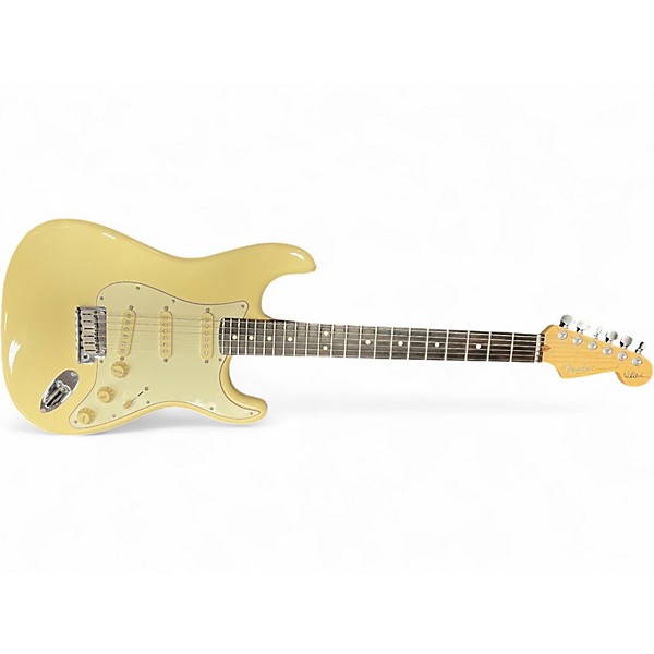 Used 2018 Fender Artist Series Jeff Beck Stratocaster Olympic White Solid Body Electric Guitar