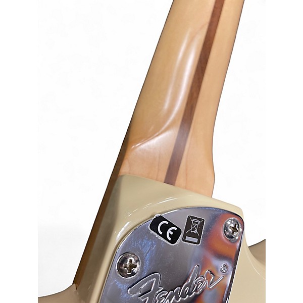 Used 2018 Fender Artist Series Jeff Beck Stratocaster Olympic White Solid Body Electric Guitar