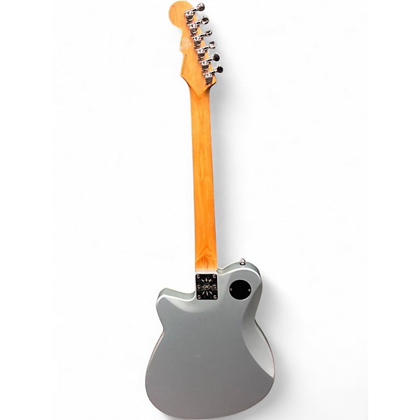 Used Reverend Double Agent OG Metallic Silver Freeze Solid Body Electric Guitar