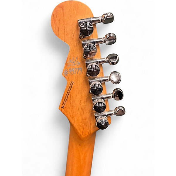 Used Reverend Double Agent OG Metallic Silver Freeze Solid Body Electric Guitar