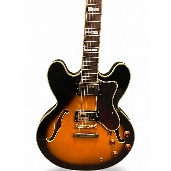 Used Epiphone Sheraton II VS Tobacco Sunburst Hollow Body Electric Guitar