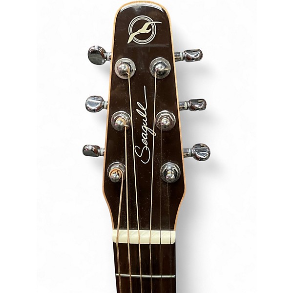 Used Seagull Maritime Mini Jumbo CW GT QII Natural Acoustic Electric Guitar