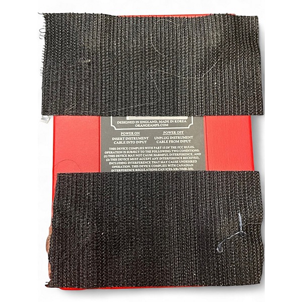 Used Orange Amplifiers Two Stroke Pedal