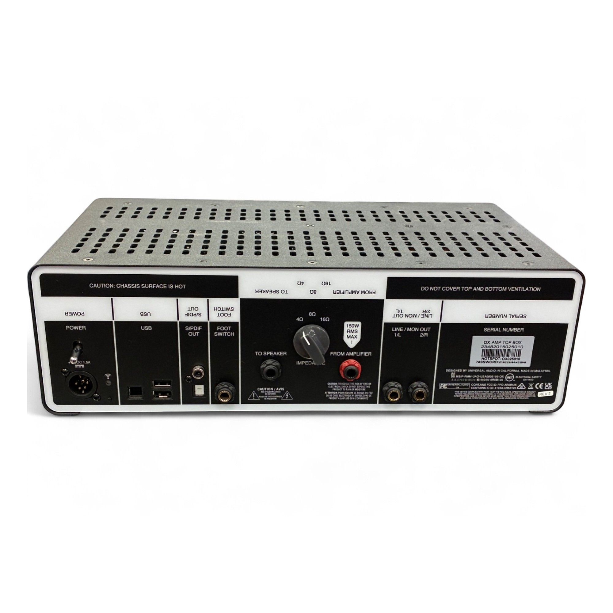 Used Universal Audio OX Amp Top Box Power Attenuator | Guitar Center