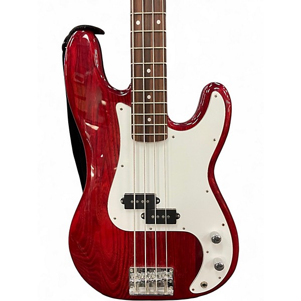 Used Austin Bass Guitar Dakota Red Electric Bass Guitar