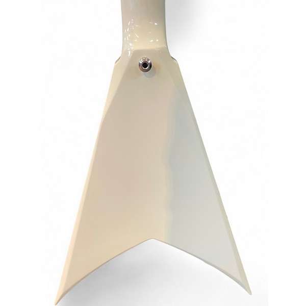 Used Jackson X Series Signature Scott Ian King V KVXT Ivory Solid Body Electric Guitar