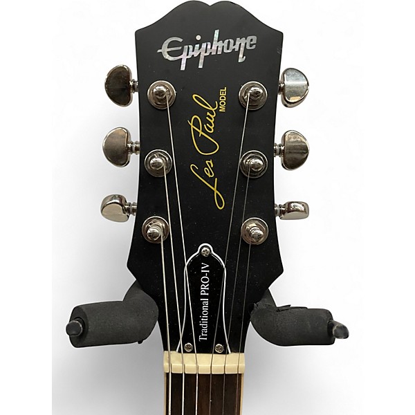 Used Epiphone Les Paul Traditional Pro IV Wine Red Solid Body Electric Guitar